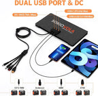 [Upgraded] Foldable Solar Panels 50W Portable Solar Panel Charger 3 Output Ports (USB-A USB-C DC) Folding Solar Panel for Camping Hiking RV Outdoor Activities