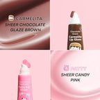 TONYMOLY x Squishmallows Lip Gloss Gift Set – 2pc Patty’s Strawberry Shortcake & Carmelita’s Chocolate Glaze Keychain Duo, Hydrating Gloss, Holiday Limited Edition