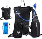 KSIBNW Running Vest for Women and Men, Lightweight Hydration Vest Backpack with 1.5L Water Bladder Bag Running Backpack for Hiking Biking Trail Cycling Race Marathon