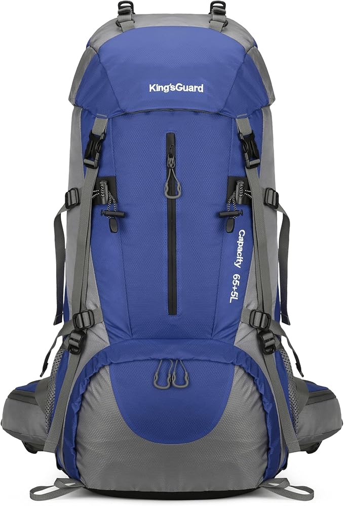 70L Camping Hiking Backpack with Rain Cover Waterproof Backpacking Backpack for Hiking Treeking Climbing Outdoor