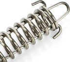 Suwimut 12 Pieces Tent Spring Buckle, Windproof Stainless Steel Rope Tensioner Awning Fixed Hook Buckle, Heavy Duty Tension Springs for Outdoor Camping, Dog Chain, Swing, Hammock Chair, Punching Bag