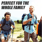 Trekking Poles - 2PC Hiking Poles for Backpacking, Ultralight Telescopic Walking Sticks, Aircraft-Grade 7075 Aluminum with EVA Foam Grips, Lightweight Hiking Sticks for Seniors Women Men