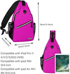 MOSISO Sling Backpack, Multipurpose Crossbody Shoulder Bag Travel Hiking Daypack