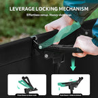 Naturehike Extra Wide GreenWild Camping Cot, Folding Lightweight Camp Cot Bed, Portable Sleeping Bed for Backpacking Travel Beach Home