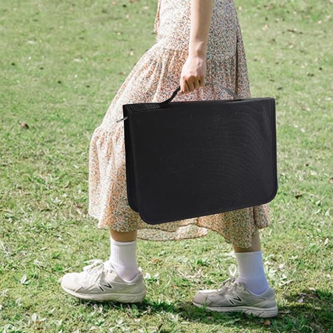 Picnic Tableware Set Camping Flatware Copper/Rose Gold Silverware and Plates Kit for 4 Portable Utensils Stainless Steel Dishes Spoons Forks Knives Bottle Opener Food Tongs