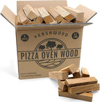 Pizza Oven Wood - Kiln-Dried Oak Wood for Pizza Ovens, 6-Inch Barkless Logs, Ideal for Ooni, Gozney, Solo Stove, and Other Wood-Fired Pizza Ovens, Grills, and Smokers - Approx. 12 lbs