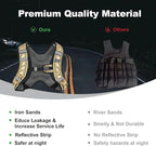 Weighted Vest, 6lb/8lb/12lb/16lb/20lb/25lb/30lb Weight Vest with Reflective Stripe, Weighted Vest for Men Women Workout Equipment for Strength Training, Running, Jogging, Fitness, Weight Loss