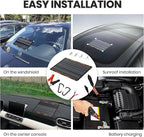 FlexSolar 20W 12V Solar Panel Charger Kit with Built-in Charge Controller - Portable Waterproof Solar Trickle Charger Battery Maintainer, Cig Plug & Alligator Clips for Car, Boat, RV, Tractor