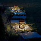 Hummingbird Solar Lantern Outdoor Hummingbird Decor Garden Decor Waterproof Decor Light Hanging Solar Lights Yard Decor, Gifts for Women Gifts for Mom Gifts for Grandma