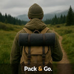 Wool Camping Blanket – 70% Wool Heavy-Duty Military Style Throw, Warm & Washable, Fire Retardant Cover for Emergency, Survival & Outdoor Use – Perfect for Camping, Car, Home & Hiking, Grey 62x84