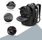 Swissdigital Design Men Laptop Backpack with Apple Find My, Business Travel Backpack with USB Charging Port and RFID Protection Fits Laptops up to 15.6 Inch | Terabyte NG