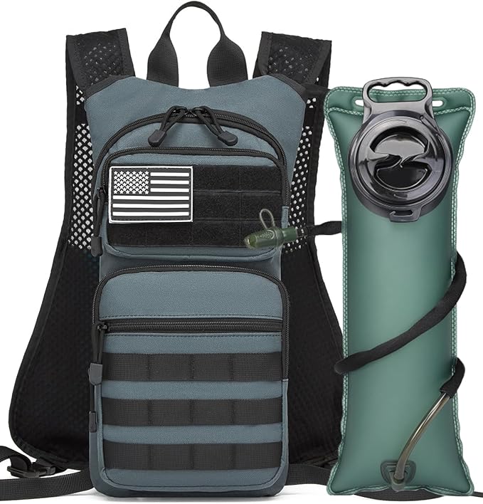 ATBP Insulated Hydration Pack Hiking Water Backpack Running Vest with 3L TPU Bladder Bag for Marathon Cycling Men