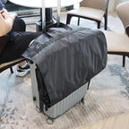 Univivi Garment Bags for Travel and Storage 43" Hanging Suit Bag Clear Suits Cover with Mesh Pockets for Coat, Shirt, Jackets, dresses