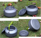 Doorslay Camping Kettle Tea Kettle with Carrying Bag Coffee Tea Pot 1.2L Coffee Kettle