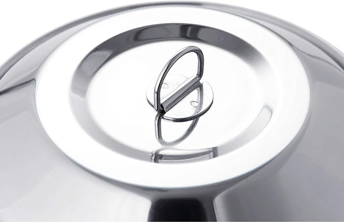 Fire-Maple Antarcti 1.0 Liter Stainless Steel Camping Bowls with Locking Lid, Camping Cook Pot Folding Handle