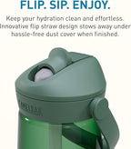 CamelBak Thrive Flip Straw Tritan Renew Water Bottle Forest Green, 25oz