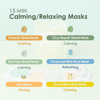 Naisture 15 Min Rescue Me Kit Skincare Gift Set for Skincare Lovers– All-in-One Bundle with Face, Eye, & Mud Masks, Complete Self-Care Kit (6 pcs)