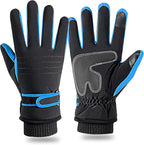 RIGWARL Thick Gloves for Men Women，Touch Screen Gloves ，Autumn and Winter Outdoor Sports Cycling Gloves for Ski Hiking Running