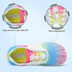 L-RUN Barefoot Water Shoes Women Mens Aqua Sock Athletic Hiking Water Sports Shoes for Swim Beach Pool Sand Diving Walking