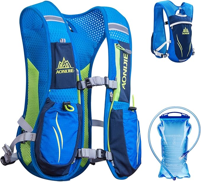 Azarxis Running Water Bottles Flask BPA Free Leakproof Hydration Vest Packs Waist Belt Replacement for Triathlon Marathon Hiking Cycling Climbing Runner