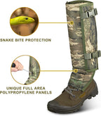 Skiguard Snake Guard Gaiters - Waterproof Chaps for Lower Legs, Bite Proof Guardz, Adjustable Size