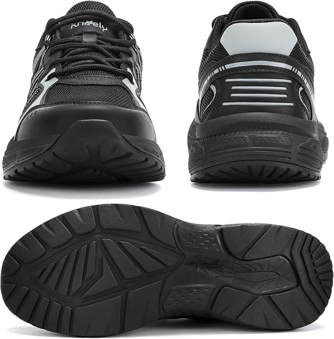 Kricely Men's Trail Running Shoes Non Slip Hiking Shoes Tennis Shoes Fashion Sneakers Workout Footwear