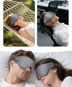 Sleep Eye Mask for Men Women, EVA BELLE Light Blocking Sleeping Mask for Side Sleeper, 3D Contoured Cup Night Blindfold, Lash Extensions 3D Sleeping Mask with Adjustable Strap for Travel, Night & Nap