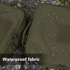 PETAC GEAR 4 PCS Tactical Modular Packing Cubes with Waterproof Material, Large Capacity Storage Bag, Easy Clean Outdoor Travel Organize Storage Pouches Bags (RG)