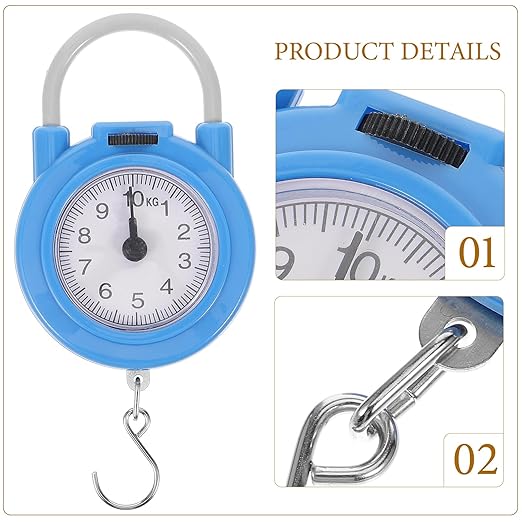 PATKAW Portable Luggage Scale with Hook High-Precision Handheld Suitcase Weight Scale for Travel and Home Use