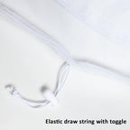 Anvin Mosquito Head Mesh Nets Gnat Face Netting for No See Ums Insects Bugs Gnats Biting Midges from Any Outdoor Activities, Works Over Most Hats Comes with Free Stock Pouches (3pcs, White)