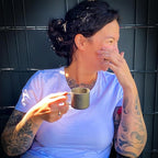 Camping Mug Titanium Double Wall Coffee Tea Cup (110ML Double-Wall Cup with Class Handle)