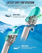 QingSong Full Face Snorkel Mask for Adults, Snorkeling Gear with Camera Mount, 180 Degree Panoramic View Snorkel Set Anti-Fog Anti-Leak