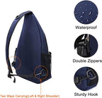 MOSISO Sling Backpack, Multipurpose Crossbody Shoulder Bag Travel Hiking Daypack