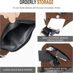 Anti Theft Crossbody Travel Bag for Women Men,Multi-pocket Crossbody Bag,Slim Sling Bag with Adjustable Strap