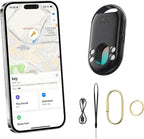 TECKNET 3-in-1 Air Tracker Tag 1-Pack (iOS Only), Rechargeable Smart Bluetooth Tracker, 100dB Alarm & Hidden Camera Detection, Compatible with Apple Find My, Item Finder for Keys, Luggage, Wallet, Pet