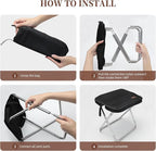 Portable Stool for Adults, Folding Lightweight Camping Chair, 300LBS Capacity Aluminum Alloy Foldable Stool for Hiking and Fishing