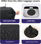 Travel Luggage Cover Elastic Sleeve 26"-28" Anti-Scratch Suitcase Protector Cover Size L, Bohemia