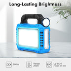 Solar Lantern, LED Flashlight for Power Outages, Portable Camping Essentials Lights, Rechargeable Battery Powered Tent Lights for Emergency, Hurricane, Survival Kits, Operated Lamp