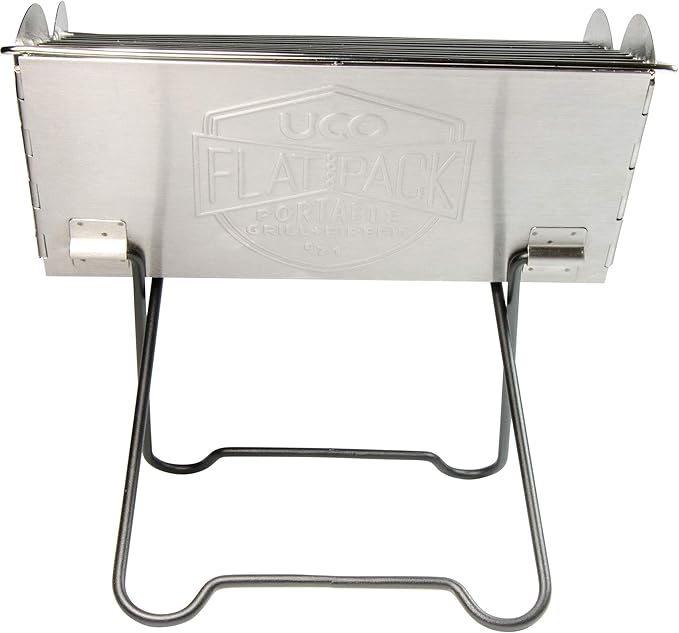 UCO Flatpack Portable Stainless Steel Grill and Fire Pit