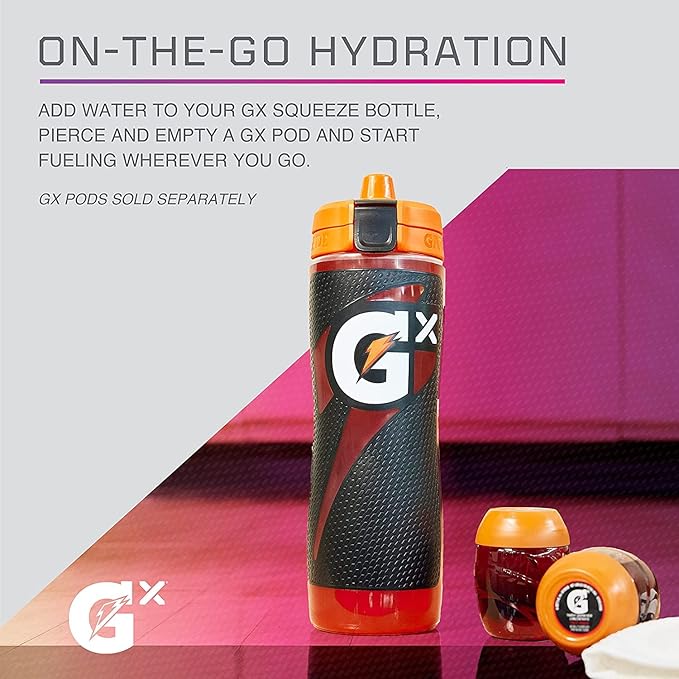 Gatorade Gx,Marble White,30 Oz,(Pack of 6)