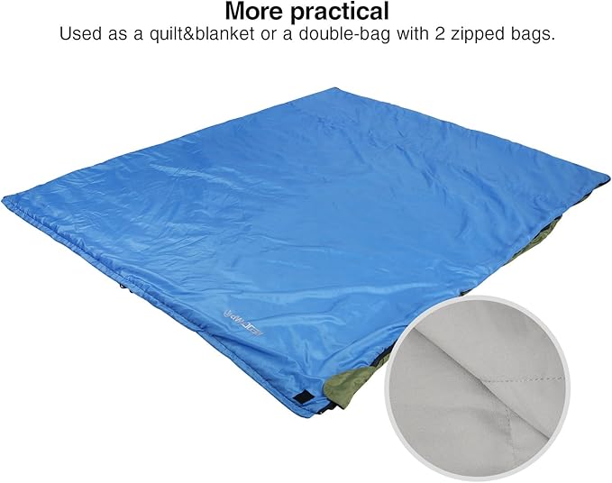 REDCAMP Ultra Lightweight Sleeping Bag for Backpacking, Hiking, Comfort for Adults Warm Weather, with Compression Sack