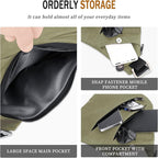 Anti Theft Crossbody Travel Bag for Women Men,Multi-pocket Crossbody Bag,Slim Sling Bag with Adjustable Strap