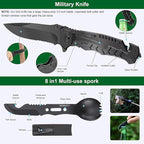 Gifts for Men Dad Husband Teenage Boy, Survival Kit 28 in 1, Survival Gear Tool Emergency Tactical Equipment Supplies Kits for Families Outdoors Camping Hiking Adventures