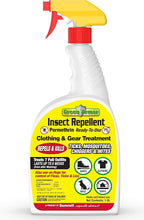 Green Armor Insect Repellent Permethrin RTU, Trigger Spray, 32 Ounce