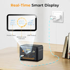 powkey Laptop Power Bank 30000mAh 100W Portable Charger PD 3.0 Fast Charging 96Wh LiFePO4 Power Station with USB-C Cable,Battery Backup for Laptop Phone Travel Camping Office Emergency Home