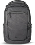 Kenneth Cole REACTION Parker Polyester Abrasion-Resistant Travel 17" Laptop Backpack with Removable Laptop Sleeve, Black