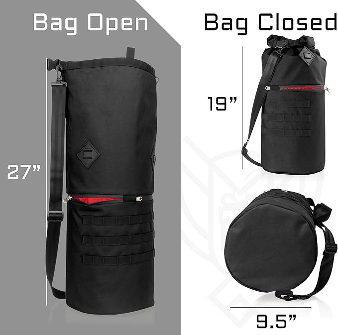 Xtreme Sight Line ~ AQUA RT Dry Bag~ Water-Proof Faraday Dry Bag for Laptops, Tablets, and Mid-Size Electronics ~ Small LITE Faraday Bag Combo ~ Black