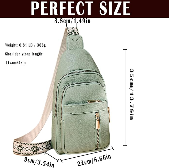 Cross Body Bags for Woman Men Sling Bag Chest Bag with Adjustable Strap Crossbody Handbags Women's Crossbody Bags