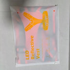 Led Light Up Running Vest Reflective Vest for Runners Night Walking, Rechargeable LED Reflective Running Vest High Visibility with Adjustable Waist/Shoulde, Reflective Armband for Women Men