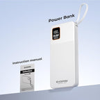 Portable Charger Power Bank, 10000mAh 22.5W Super Fast Charging Powerbank with Built-in USB C in&Out Cable, Slim External Battery Pack for iPhone 16/15/14/13/12/11 iPad Samsung S24 S23 Android etc